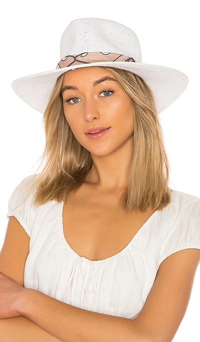 Ale By Alessandra Bailey Hat In White & Tan