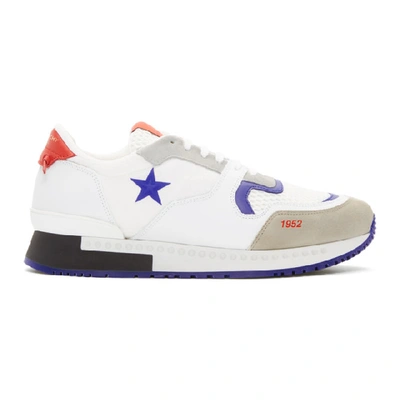 Givenchy White & Red Star Active Runner Trainers In Multicolor