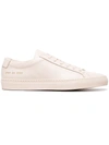 Common Projects Nude Achilles Leather Sneakers In Pink