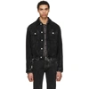 GIVENCHY GIVENCHY BLACK VINTAGE DENIM JACKET,BM003B5038