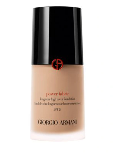 Giorgio Armani Power Fabric Longwear High Cover Foundation With Spf 25 In 5.5