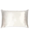 Slip Queen/standard Pure Silk Pillowcase In White