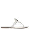 TORY BURCH MILLER LOGO-EMBELLISHED LEATHER SANDALS