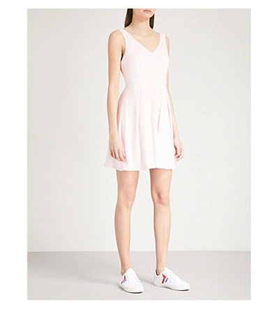 Claudie Pierlot Rencontre Bow-detail Crepe Dress In White