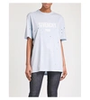 GIVENCHY DESTROYED LOGO-PRINT COTTON T-SHIRT