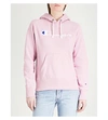 CHAMPION Logo-embroidered cotton-jersey hoody