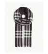 BURBERRY Giant Check wool and silk scarf