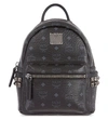 Mcm Small Stark Visetos Backpack In Black