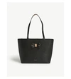 TED BAKER BOW SMALL LEATHER SHOPPER BAG