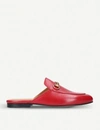 GUCCI PRINCETON LEATHER SLIPPERS