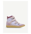 ISABEL MARANT Bilsy leather wedge sneakers