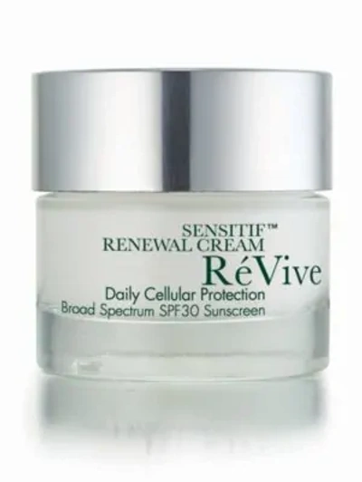 Revive Sensitif Renewal Cream Daily Cellular Protection Broad Spectrum Spf 30 Sunscreen In Size 1.7 Oz. & Under