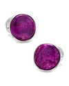 Cufflinks, Inc Sugilite Nebula Sterling Silver Cuff Links In Purple