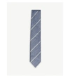 TOM FORD Diagonal stripe textured silk tie