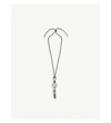 ALEXANDER MCQUEEN Whistle and stone necklace