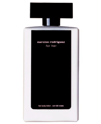 NARCISO RODRIGUEZ FOR HER BODY LOTION, 6.7 OZ