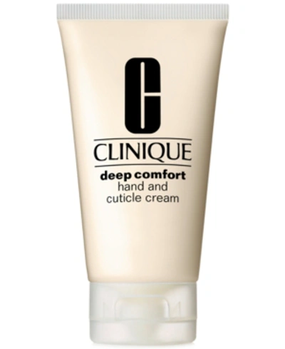 CLINIQUE DEEP COMFORT HAND AND CUTICLE CREAM, 2.5 OZ.