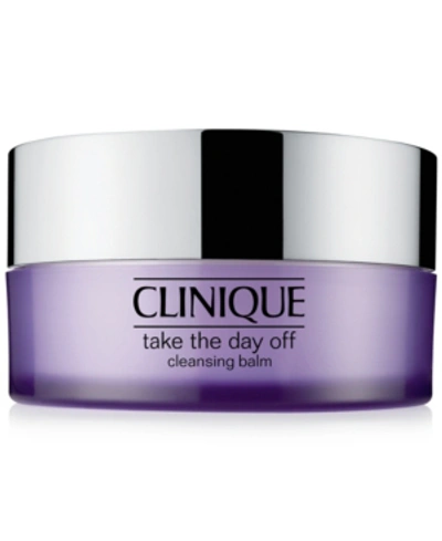 Clinique Take The Day Off Cleansing Balm Makeup Remover 3.8 oz/ 125 ml In Size 3.4-5.0 Oz.