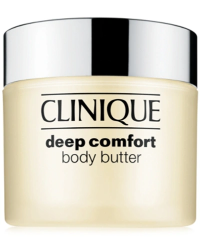 CLINIQUE DEEP COMFORT BODY BUTTER CREAM WITH SHEA BUTTER, 6.7 OZ
