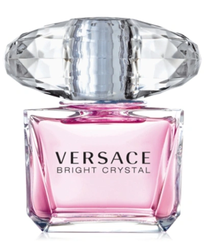 VERSACE BRIGHT CRYSTAL EAU DE TOILETTE SPRAY, 3 OZ.