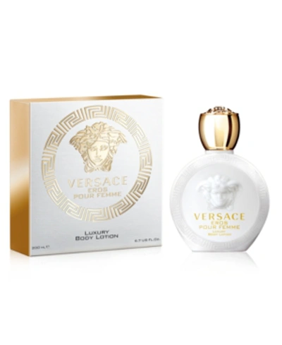 Versace Eros Pour Femme Eau De Toilette Body Lotion, 6.7 oz