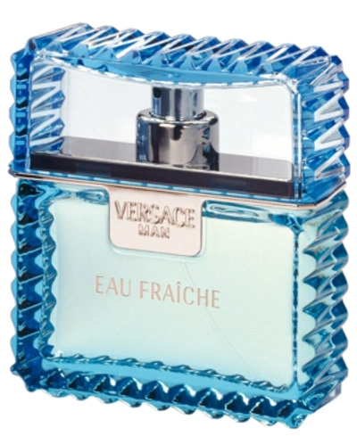 Versace Man Eau Fraiche Eau De Toilette Spray, 3.4 oz In Blue