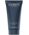 CALVIN KLEIN ETERNITY FOR MEN HAIR AND BODY WASH, 6.7 OZ