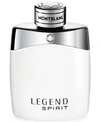 MONTBLANC MEN'S LEGEND SPIRIT EAU DE TOILETTE SPRAY, 3.3 OZ