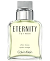 CALVIN KLEIN ETERNITY FOR MEN AFTER SHAVE, 3.4 OZ