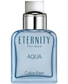 CALVIN KLEIN ETERNITY AQUA FOR MEN EAU DE TOILETTE SPRAY, 1 OZ.