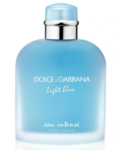 Dolce & Gabbana Men's Light Blue Eau Intense Pour Homme Eau De Parfum Spray, 6.7 oz In No Color