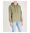 ALPHA INDUSTRIES Logo-embellished cotton-jersey hoody