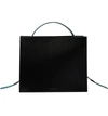 DANSE LENTE YOUNG LEATHER TOTE BAG - BLACK,DS0002 YOUNG