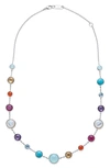 Ippolita Lollitini Short Necklace In Sterling Silver In Rainbow