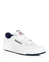 Reebok Club Workout Leather Sneakers In Blue/white