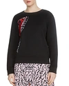 MAJE THEOPHILE BUTTERFLY EMBROIDERED SWEATSHIRT,E18THEOPHILE