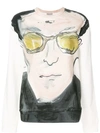 MONCLER portrait print sweatshirt,80856558099R12752271