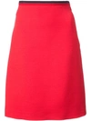 GUCCI KNITTED WEB A-LINE SKIRT,498067ZHM1812697295