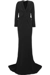 STELLA MCCARTNEY CRYSTAL-EMBELLISHED CADY GOWN