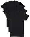 2(x)ist 3pk Slim Fit V-neck T-shirt In Black