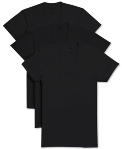 2(X)IST MEN'S ESSENTIAL 3 PACK SLIM FIT T-SHIRT