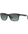 Ray Ban 'wayfarer' 58mm Aviator Sunglasses In Black/grey