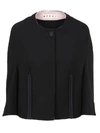 MARNI COLLARLESS STRUCTURED JACKET,10535028