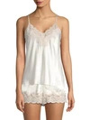 GINIA Lace-Trimmed Chemise