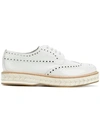 CHURCH'S RAFFIA PLATFORM BROGUES,DE01289LP12759815