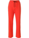 Kenzo Side Stripe Track Pants In Yellow