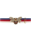 GUCCI SYLVIE WEB BELT WITH BEE,453277HGW2T12789793