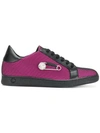 VERSUS VERSUS SAFETY PIN SNEAKERS - PINK,FSX010CFRV12770730