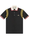 GUCCI COTTON POLO WITH BEE,500971X9M3712789771