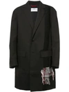 OAMC OAMC CHECKED DETAIL COAT - BLACK,I02554312763680